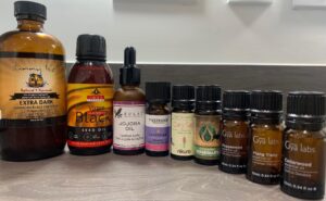 Essential oils for hair